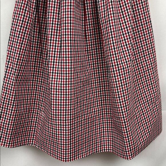 Rosalina Collections Red and blue smocked crab embroidered bishop dress size 3T - Picture 4 of 13